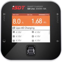 ISDT Q6 LITE 200W 7-32V/DC 2-6S 200W -8A SMART CHARGER LADEGERÄT Robbe Q6 LITE